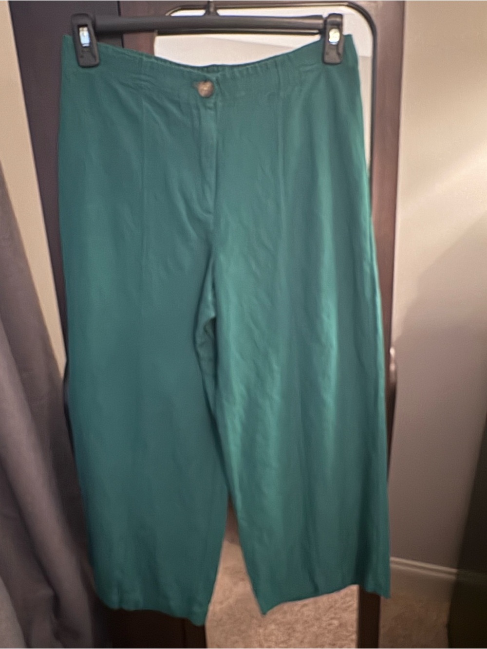 LOFT Teal Wide-Leg Pants